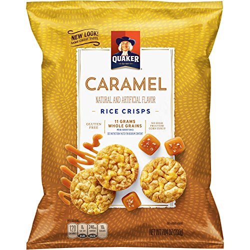 Quaker Rice Crisps, Caramel Corn, 7.04 Oz Bag