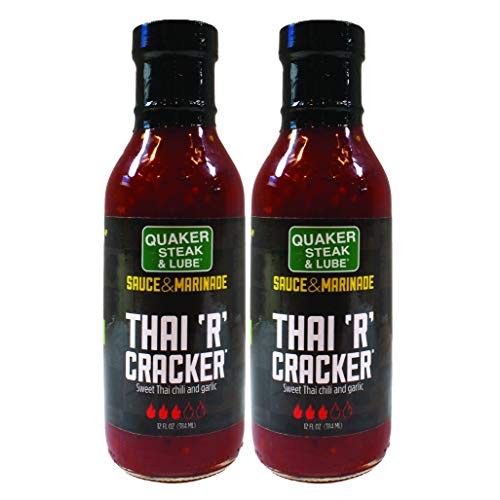 Quaker Steak And Lube Thai R Cracker Wing Sauce - Two 12 Ounce B