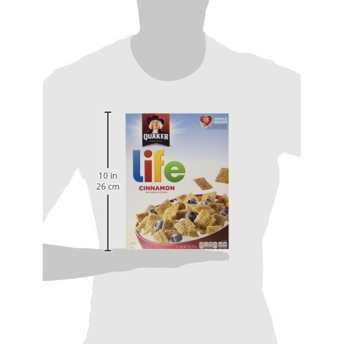 Life Multigrain Cereal, Cinnamon, 13-Ounce Boxes Pack Of 4