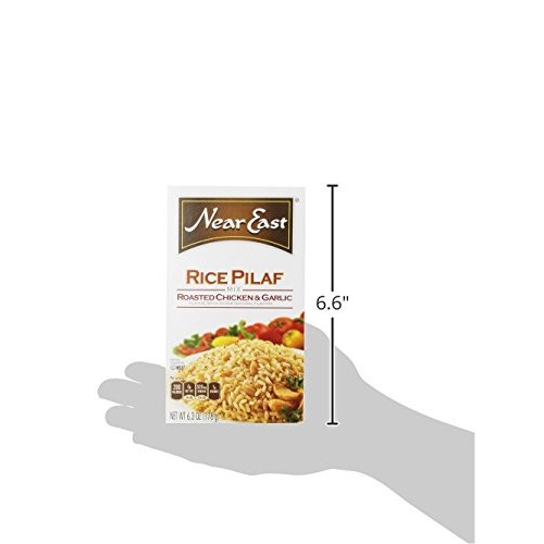 Near East Rice Pilaf Mix, Roasted Chicken & Garlic, 6.3oz Boxes ...