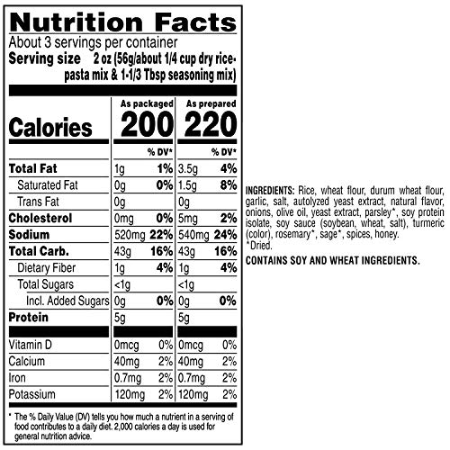 Near East Rice Pilaf Mix, Roasted Chicken & Garlic, 6.3oz Boxes ...