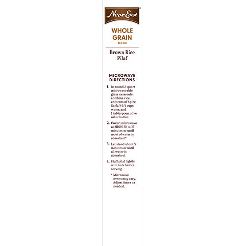 Near East Whole Grain Blends, Brown Rice Pilaf, 6.17Oz Pack Of
