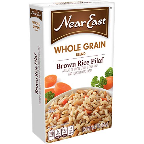 Near East Whole Grain Blends, Brown Rice Pilaf, 6.17Oz Pack Of