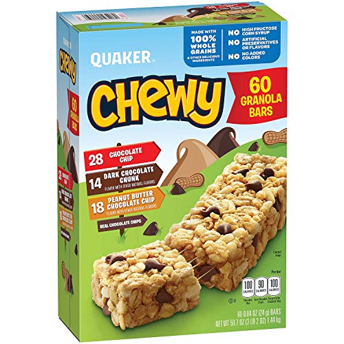 An Item Of Quaker Chewy Granola Bars, Variety Pack 60 Ct. - Pa