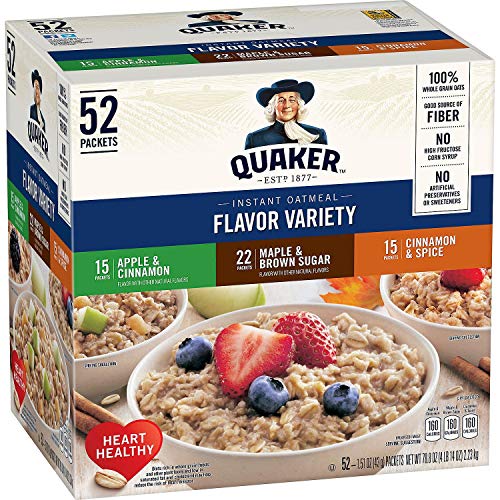 Quaker Instant Oatmeal Assorted Single-Serve Packets 1.51 Oz Pac