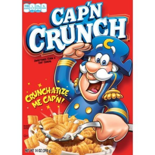 Quaker, Capn Crunch Original Cereal, 14Oz Box Pack Of 4