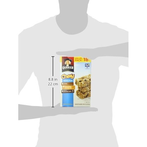 Quaker Chewy Granola Bars, Variety Pack, 18 Count