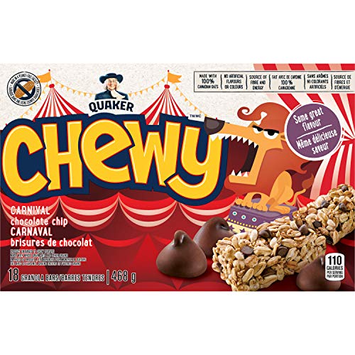 Quaker Chewy Quaker Chewy Chocolate Chip Granola Bars, 18-Count,...