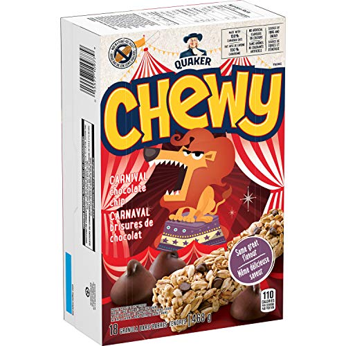 Quaker Chewy Quaker Chewy Chocolate Chip Granola Bars, 18-Count,...