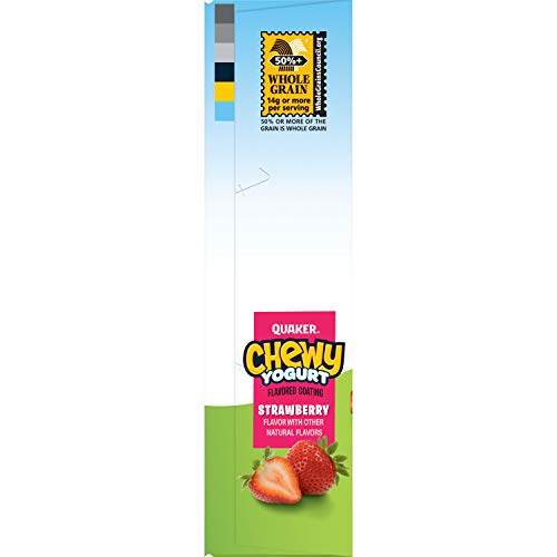 Quaker Chewy Yogurt Granola Bar, Strawberry 5 Count Pack of 1