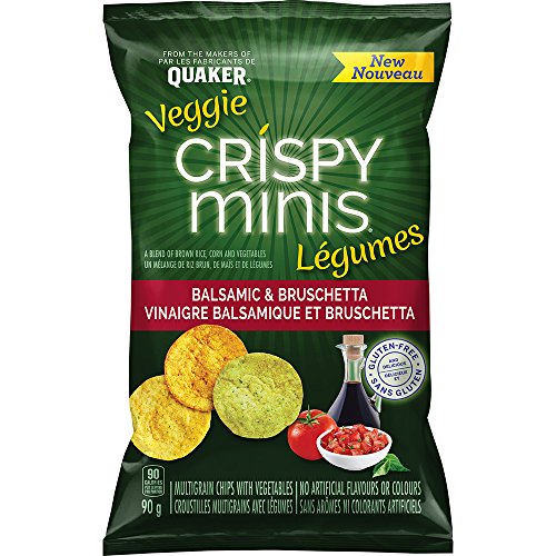 Quaker Crispy Minis Veggie Balsamic &Amp; Bruschetta Multigrain Chip