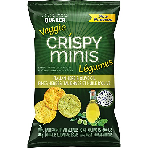 Quaker Crispy Minis Veggie Italian Herb &Amp; Olive Oil Multigrain C