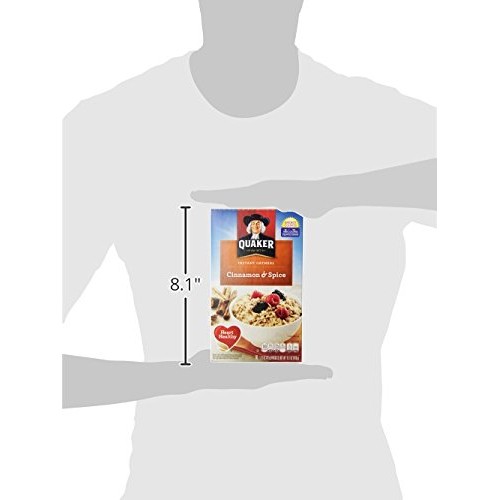 Quaker, Instant Oatmeal, Cinnamon And Spice, 10 Ct