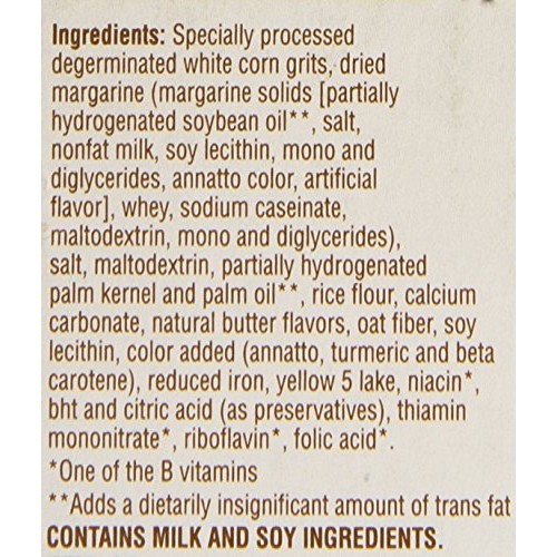 Quaker Instant Grits, Butter, 12 Ounce