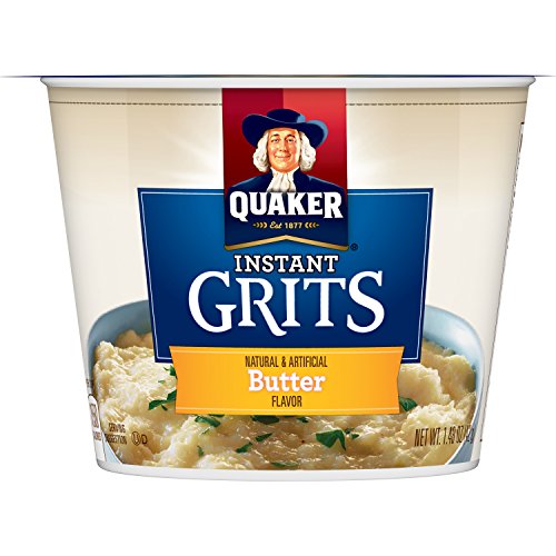 Quaker Instant Grits, Butter Flavor, Breakfast Cereal Pack Of 12