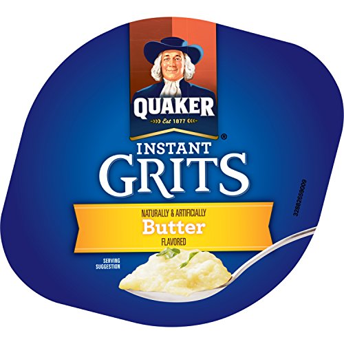 Quaker Instant Grits, Butter Flavor, Breakfast Cereal Pack Of 12