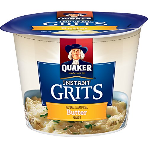 Quaker Instant Grits, Butter Flavor, Breakfast Cereal Pack Of 12