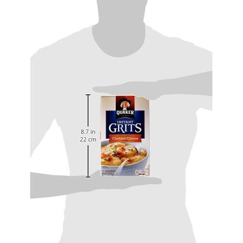 Quaker Instant Grits Cheddar Cheese, 12 Ct