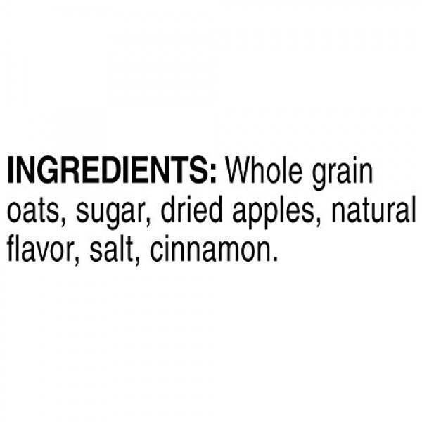 Quaker Instant Oatmeal, Apples & Cinnamon, Individual Packets 4...