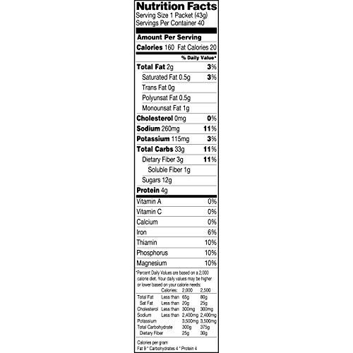 Quaker Instant Oatmeal Cereal, Maple And Brown Sugar, 40-1.51 O