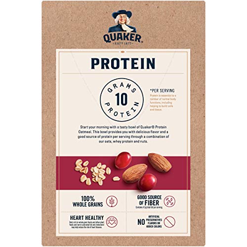 Quaker, Instant Oatmeal, Cranberry Almond, 2.18 Oz, 6 Ct