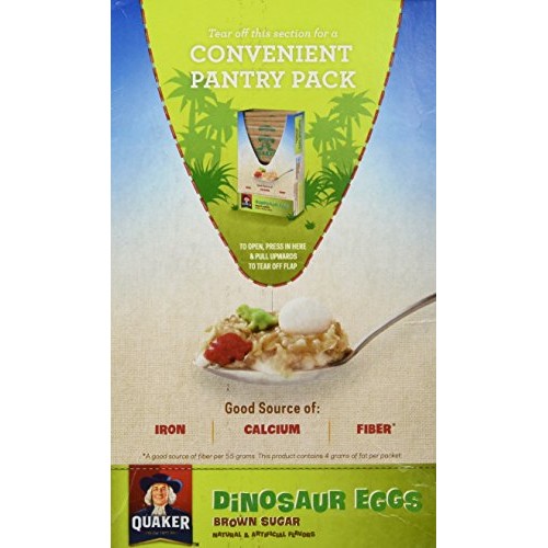 Quaker Instant Oatmeal Dinosaur Eggs