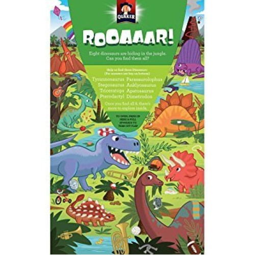 Quaker Instant Oatmeal, Dinosaur Eggs &Amp; Brown Sugar, Individual