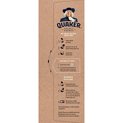Quaker Instant Oatmeal, Fiber &Amp; Protein 3 Flavor Variety Pack, I