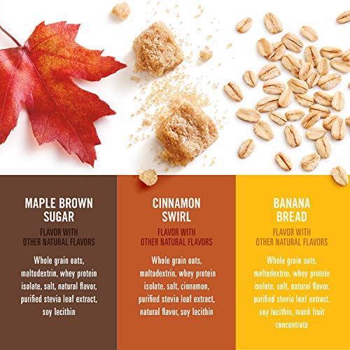 Quaker Instant Oatmeal, High Fiber 3 Flavor Variety Pack, Indivi Quaker Instant Oatmeal, High Fiber 3 Flavor Variety Pack, Indivi