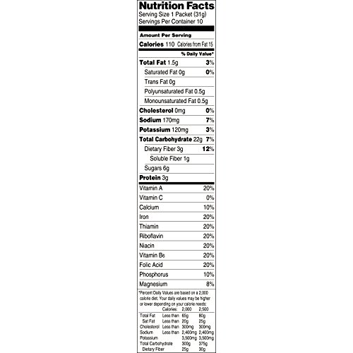 Quaker Instant Oatmeal, Lower Sugar, Apples &Amp; Cinnamon, Breakfas