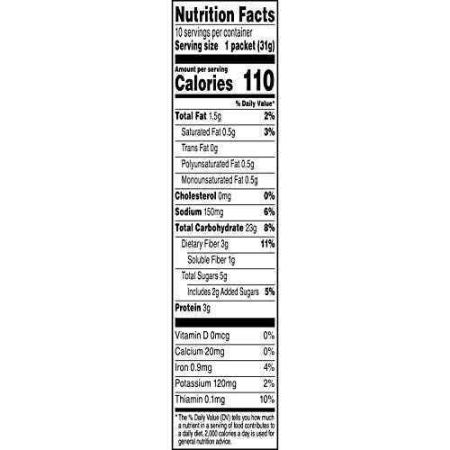 Quaker Instant Oatmeal, Lower Sugar, Apples &Amp; Cinnamon, Breakfas