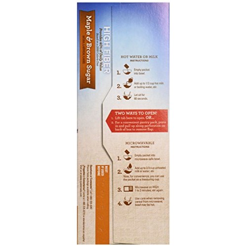 Quaker Instant Oatmeal, Maple And Brown Sugar, 12.6 Oz