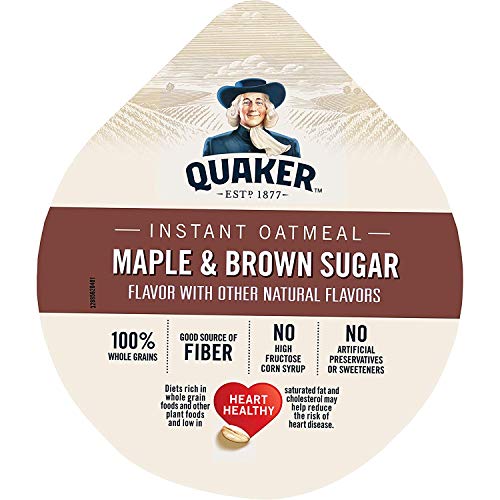 Quaker Instant Oatmeal, Maple Brown Sugar 1.69Oz Pack Of 3