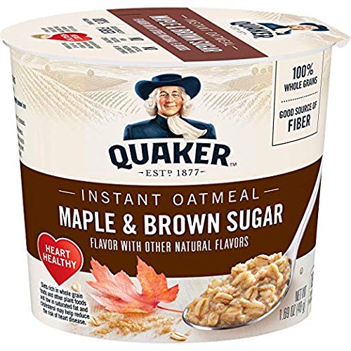 Quaker Instant Oatmeal, Maple Brown Sugar 1.69Oz Pack Of 3