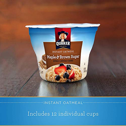 Quaker Instant Oatmeal, Maple Brown Sugar 1.69Oz Pack Of 3