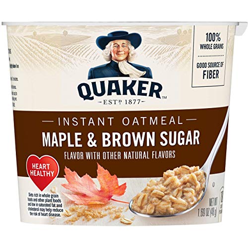 Quaker Instant Oatmeal, Maple Brown Sugar 1.69Oz Pack Of 3