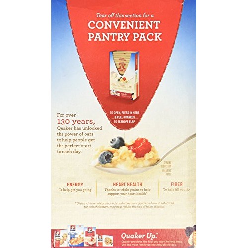Quaker Instant Oatmeal Original, 12-Count Boxes Pack Of 2