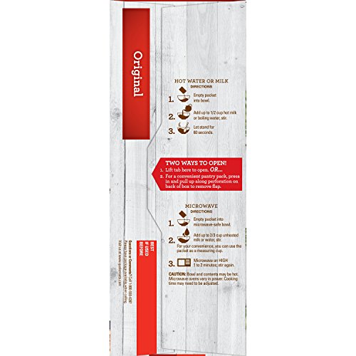 Quaker Instant Oatmeal Original, 12 Packets Per Box Pack Of 4