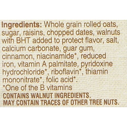 Quaker Instant Oatmeal Raisin, Date &Amp; Walnut, 10-Count Boxes Pa