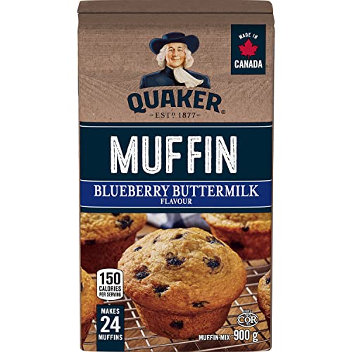 Quaker Muffin Mix Blueberry 900g makes 24 muffins {Imported from...