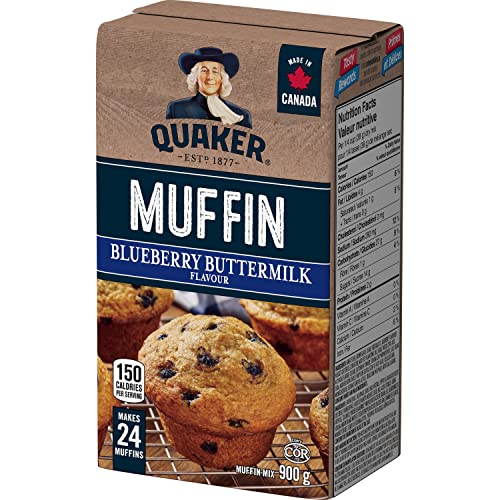 Quaker Muffin Mix Blueberry 900g makes 24 muffins {Imported from...