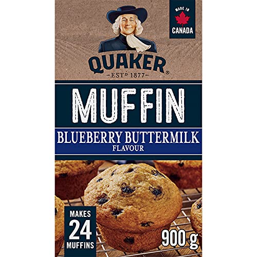 Quaker Muffin Mix Blueberry 900g makes 24 muffins {Imported from...