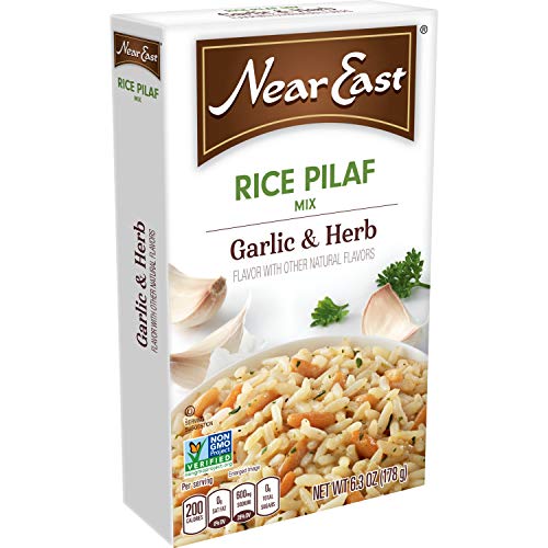 Quaker Near East Rice Pilaf Mix, Garlic & Herb 6.3 oz Pack of 1...