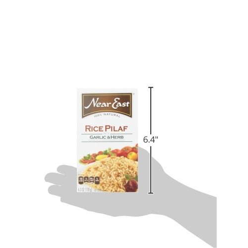 Quaker Near East Rice Pilaf Mix, Garlic & Herb 6.3 oz Pack of 1...