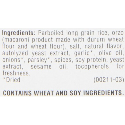 Quaker Near East Rice Pilaf Mix, Garlic & Herb 6.3 oz Pack of 1...
