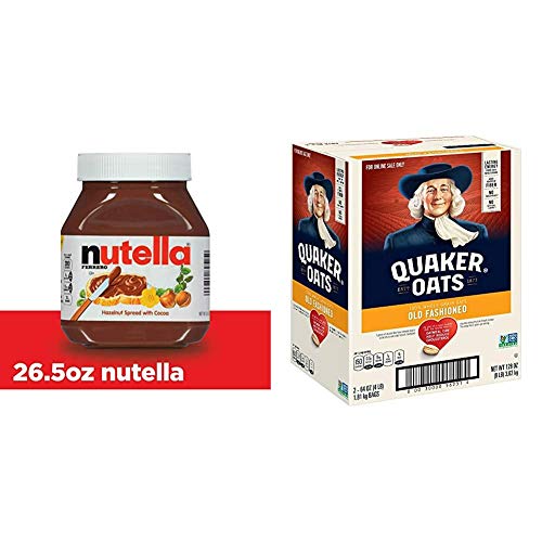 Quaker Oats Old Fashioned Oatmeal, Breakfast Cereal, 128 Ounces