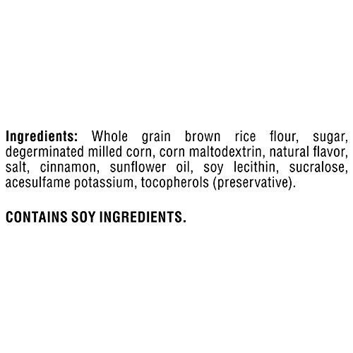 Quaker Quakes Rice Snacks, Apple Cinnamon, 7.04-Ounce Bag Pack