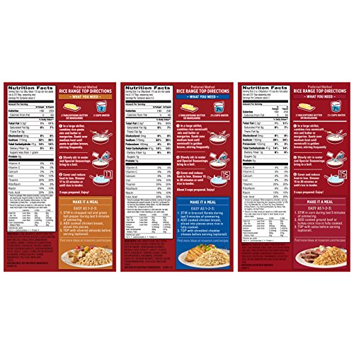Quaker Rice-A-Roni Dinner Classics Variety Pack, 10 Boxes