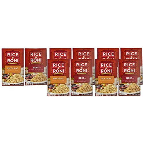 Quaker Rice-A-Roni Dinner Classics Variety Pack, 10 Boxes