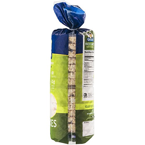 Quaker, Rice Cakes, Apple Cinnamon, 6.52Oz Bag Pack Of 4